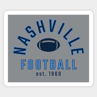 Vintage Nashville Football Sticker